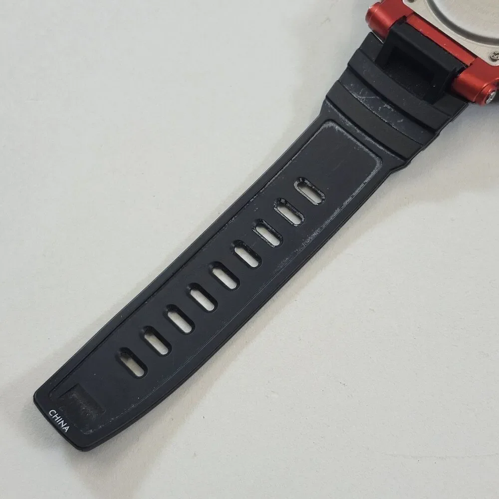 Armitron Sport Digital Chronograph Watch Mens Works Month Day Date Alarm